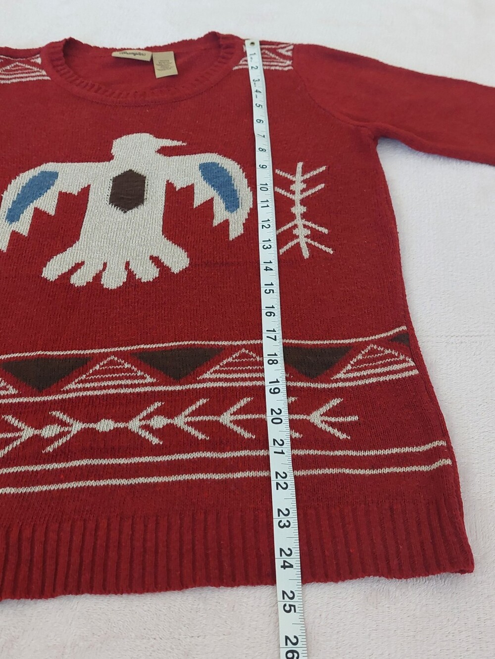 WRANGLER Knit Thunderbird Motif Women's Sweater NWOT - Picture 8 of 10